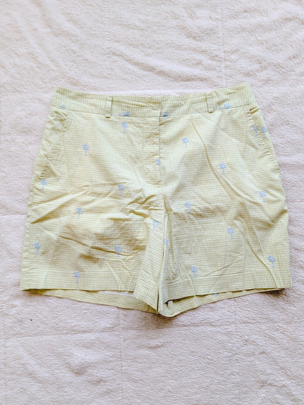 J. Mclaughlin High Rise Plaid Shorts
